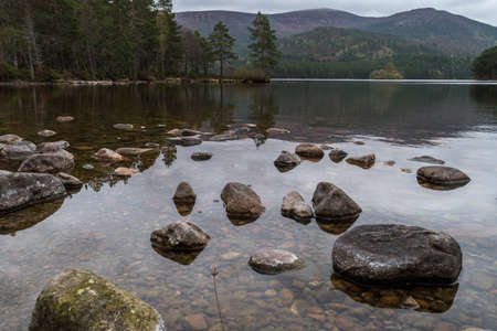 Loch an Eilein near Aviemore landscape shots of a relaxing scene or walking for pure air