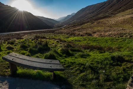 Part of the North Coast 500 scenic route around the north coast of Scotland. Loch Mareeの写真素材