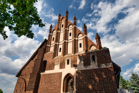 The Castle of the Teutonic Knights Order in Malbork (Marienburg), Poland, historical Prussia, is the largest castle in the world, 07/26/2020のeditorial素材