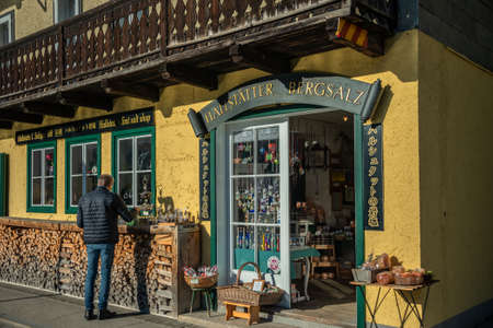 Typical souvenir shop in Santander, Spainの写真素材