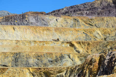 View at the Erzberg in Styria, Austriaの写真素材