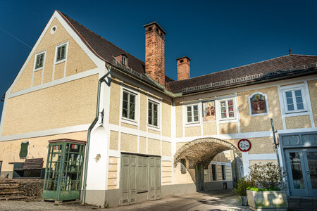 Historic Houses and facades in the Medieval Tpwn of Waidhofen an der Ybbs, Lower Austria