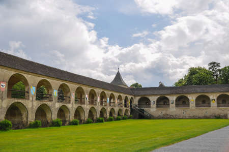 Rosenburg Castle. One of Austria's most visited Renaissance castles situated in the middle of the Naturpark Kamptal nature reserveのeditorial素材