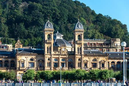 City Hall of San Sebastian Basque Country Spainのeditorial素材