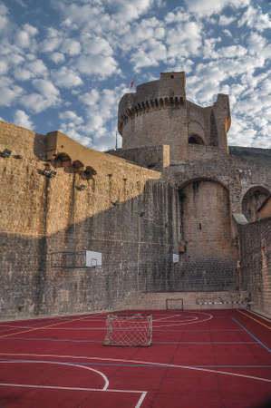 The Old Town of Dubrovnik, Fortress Lovrijenacのeditorial素材