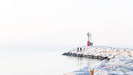 Lighthouse on the rocks