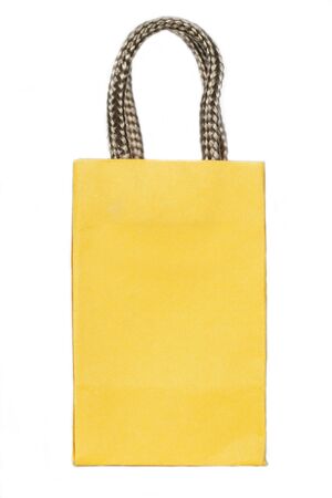 Yellow paper bagの写真素材