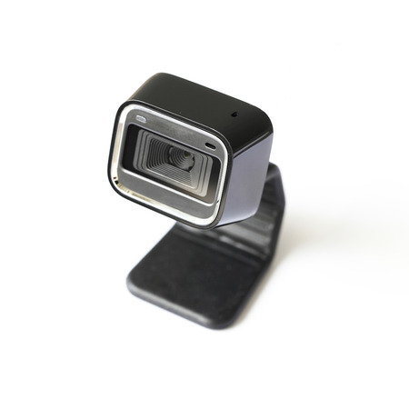 Black high definition webcam