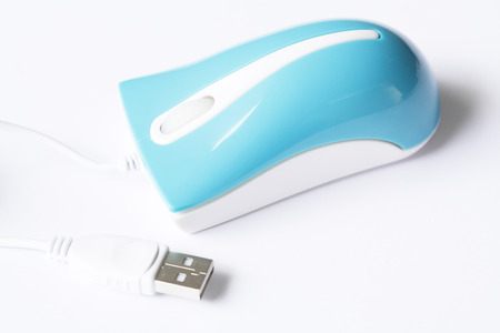 Cyan mouse colur の写真素材