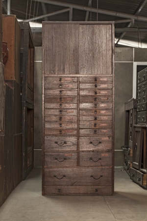Medicine cupboard in cabinet stockpileの写真素材