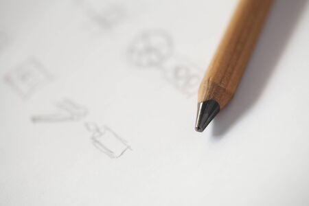 Sketch on bookの写真素材