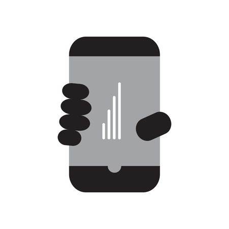 Smart phone full signalのイラスト素材