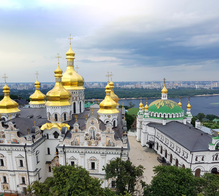 Kiev, Ukraine. Pechersk Lavra monastery - Unesco heritageのeditorial素材
