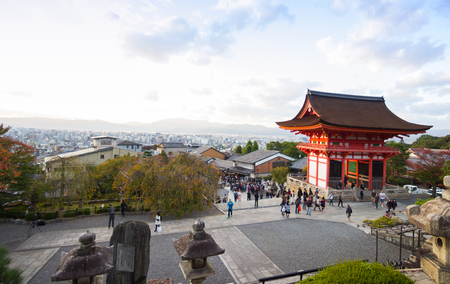 Kiyomizu is an independent Buddhist temple in eastern Kyoto. The temple is part of the Historic Monuments of Ancient Kyoto (Kyoto, Uji and Otsu Cities) UNESCO World Heritage site.のeditorial素材