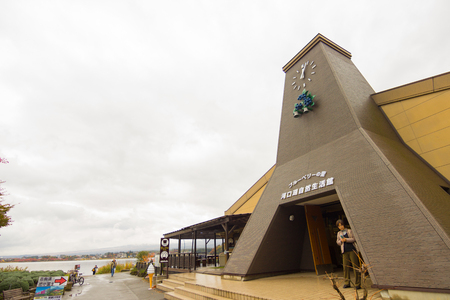 Oishi Park in Fuji-Kawaguchiko Townのeditorial素材