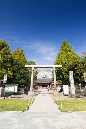 The Asakusa Shrine - 2014 October 31 : built in the year 1649 by Tokugawa Iemitsu, stands only a few...