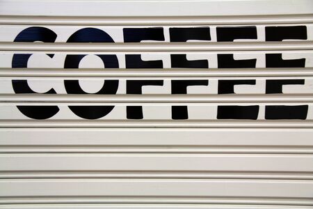 coffee spell on the wall