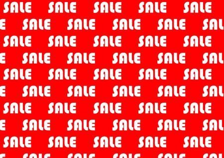 red sale wallpaper of word saleのイラスト素材