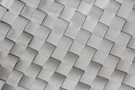 abstract background of plastic weave patternの写真素材