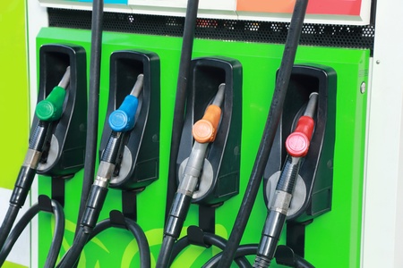 background  fuel dispenser at the gas stationの写真素材
