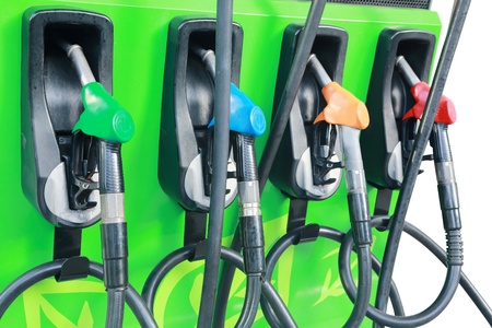 background  fuel dispenser at the gas stationの写真素材