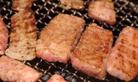 yakiniku a japanese barbecueの写真素材