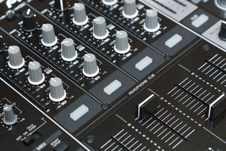 sound mixer control panel