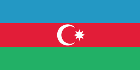 vector background of azerbaijan, flagのイラスト素材