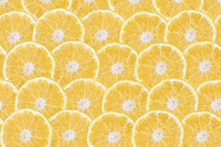 background of fresh  cut orangeの写真素材