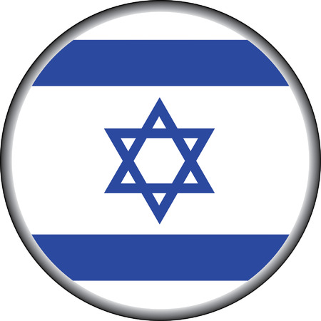 vector button of israel badgeのイラスト素材