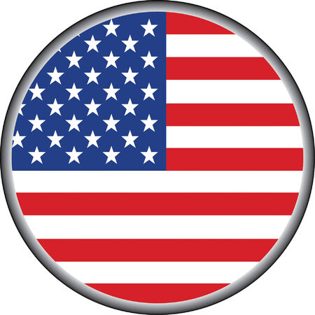 vector of america badgeのイラスト素材