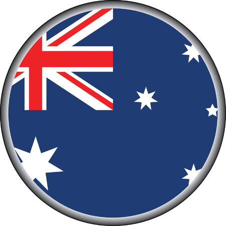 vector button of australia badgeのイラスト素材