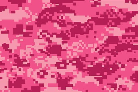 vector background of pink digital camoflage patternのイラスト素材