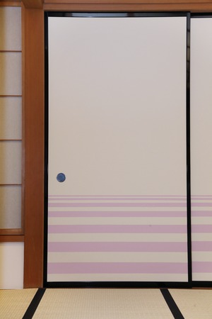 japanese traditional style sliding doorの写真素材