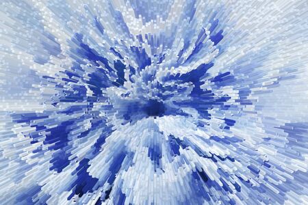 abstact background extrude block patternの写真素材