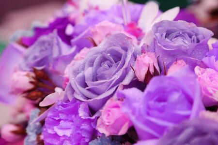 background of flower bouquetsの写真素材