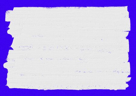 backgrould of yblue  brush oil paintingの写真素材