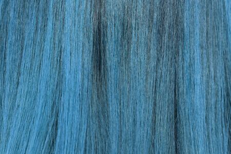 close-up background of blue hair colorの写真素材