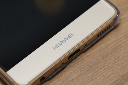 BANGKOK, THAILAND - JULY 10, 2016: The  New Huawei P9 with Leica Camera Lens on July 10,2016 in...