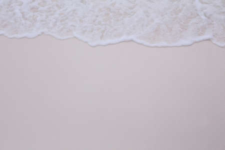 background of wave on a sandの写真素材