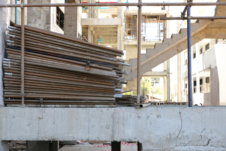 background of  building construction site
