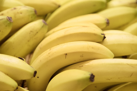 background of fresh bananaの写真素材