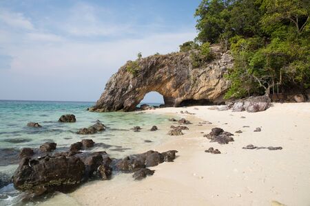 Koh Kai Island in Tarutao National Park Thailandの写真素材