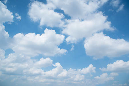 nature background of cloudy blue sky