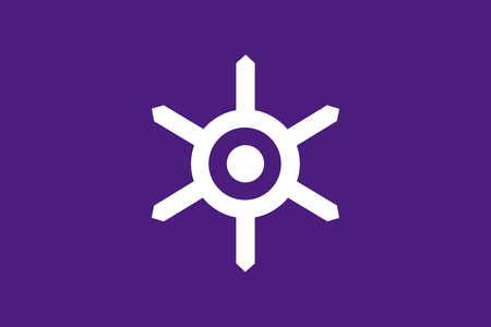flag of tokyo metropolis in japanのイラスト素材