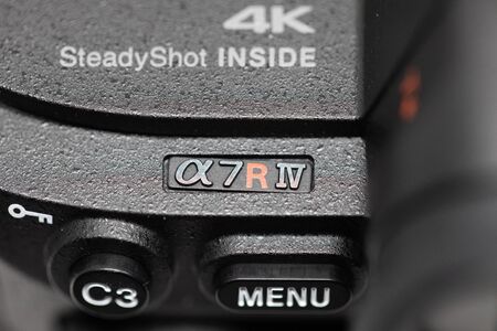BANGKOK,THAILAND-AUGUST 27: Close-Up on The New Sony A7riv on August 27,2019