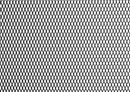 Silhouette Steel Chain link Fence Patternのイラスト素材