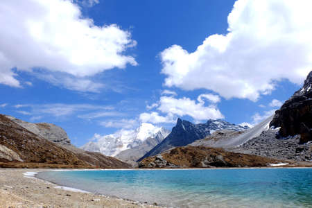 The Milk Lake at Yading Nature Reserve Chinaの写真素材