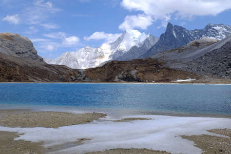 The Milk Lake at Yading Nature Reserve Chinaの写真素材