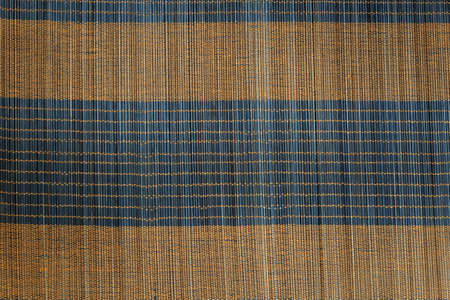 Background of bamboo mat plate, Colorful pattern, Bamboo texture, Blank space of bamboo mat,...